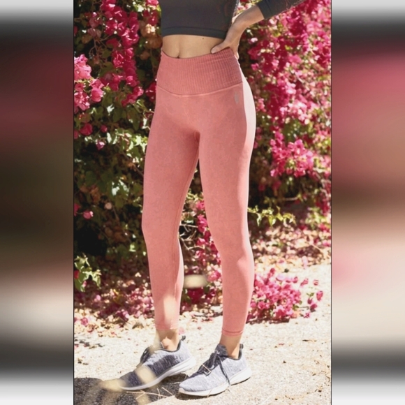 Free People Movement Womens Pink Good Karma Legging M - Picture 1 of 10